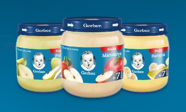 Puré de frutas en frasco